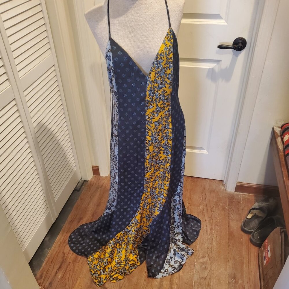 Topshop strappy maxi dress